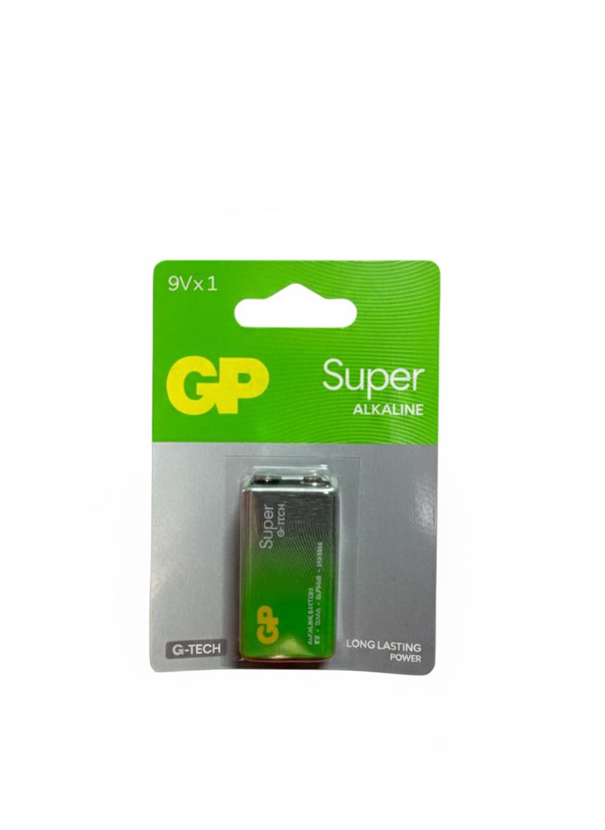 GP, SUPER 9V ALKLINE BATTERY