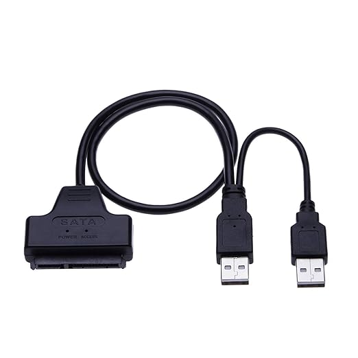 FUJISHKA, USB 2.0 to SATA(Power) 25cm Cable